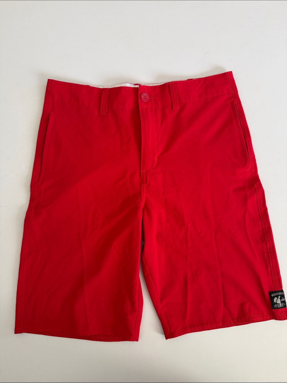 Vans Men's Bright Red Swim Board Shorts